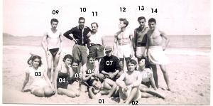 COLO AIN EL TURK LA MER ET LES PINS STAGE DES MONITEURS 1953 N01